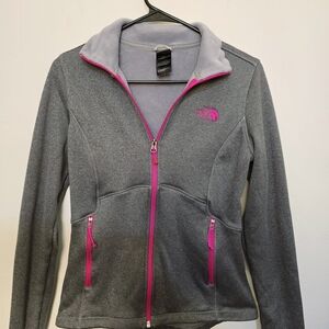 The North Face Women's Gray and Pink Jacket
